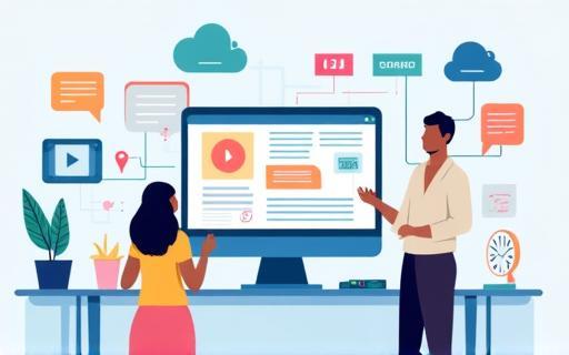Graphic representing digital content creation tools